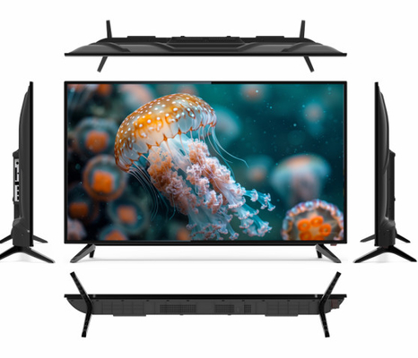 comprare Vetro temperato 75 pollici TV a LED 4K Ultra stretta con alloggiamento in plastica online manufacture