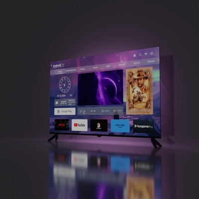 comprare Televisione digitale standard DVB-T2 Smart LED TV con HD/ LAN/ VGA/ USB/ AV/ RF/ Interfaccia audio digitale e durata della retroilluminazione ≥20000 ore online manufacture