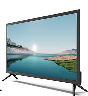 Tempo di risposta di 8ms Televisione normale a LED da 24 pollici con colore nero e frequenza di sincronizzazione 50Hz/60Hz